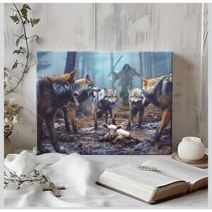 Jesus Canvas Wall Art Home Decor 12x16in